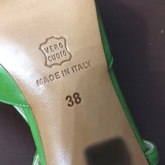 DOMENICO VACCA HEELS SANDALS SIZE 38 - Picture 6 of 8